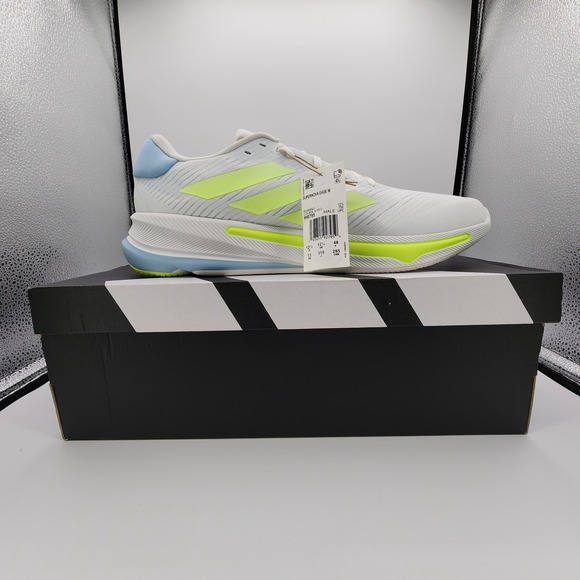 Adidas Supernova Ease Running Shoes Mens Size 13‎ White Hi-Res Yellow NEW in Box main image 11